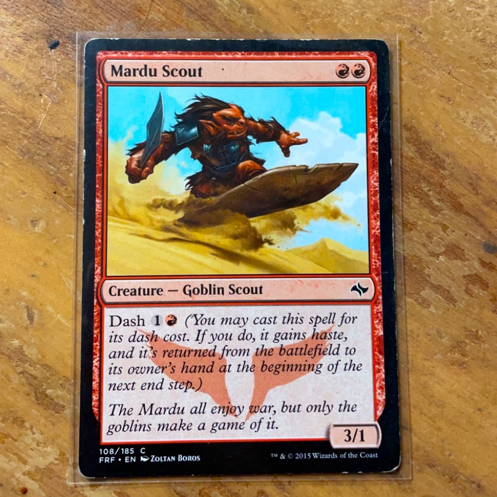 mardu scout 108/185 magic the gathering card